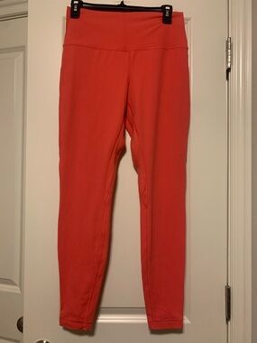 Lululemon Glazed Pink Double Lined Align Leggings, Sz 10, 28in, EUC